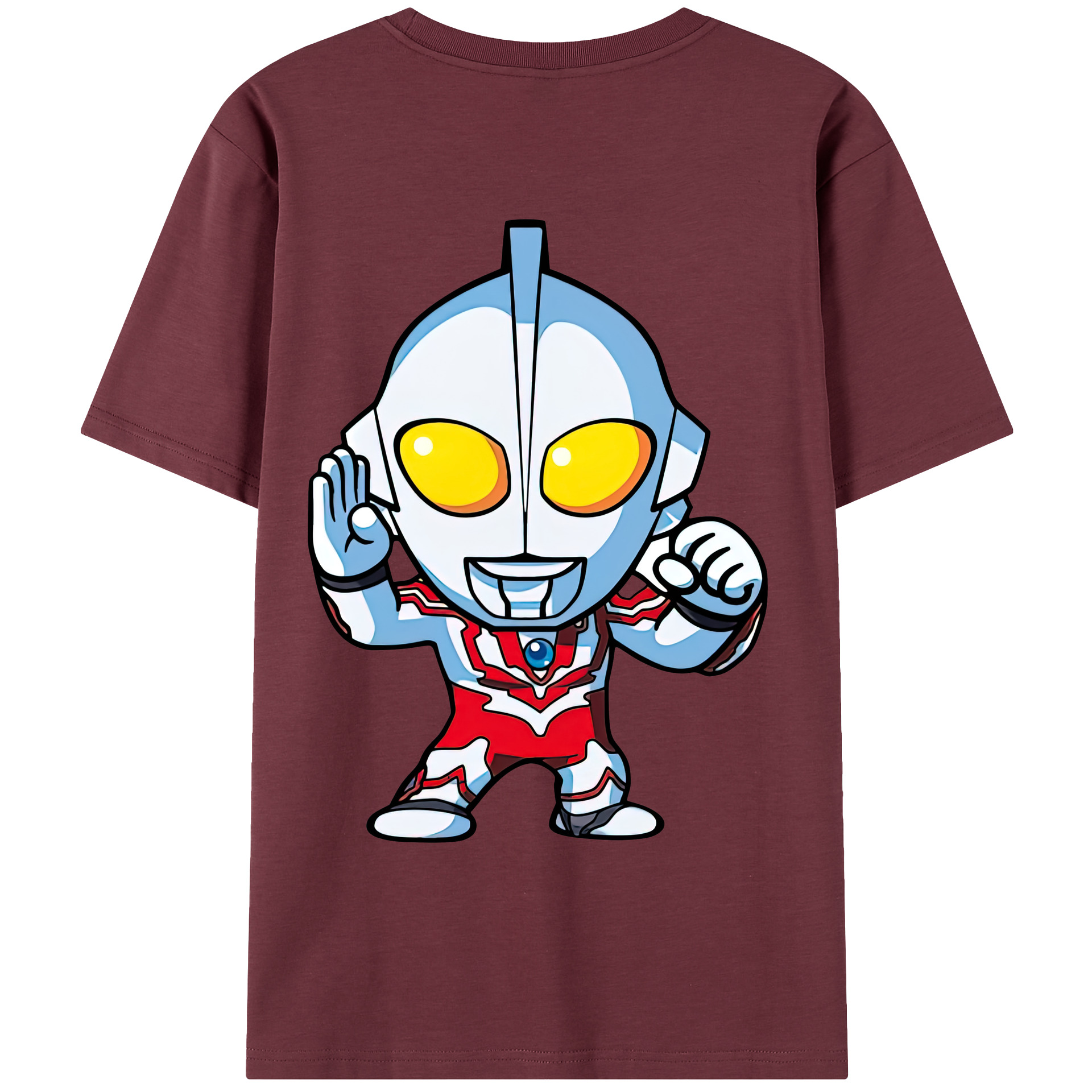 （画像用） ウルトラマン Ultraman 綿100％半袖Tシャツ（背面プリント）